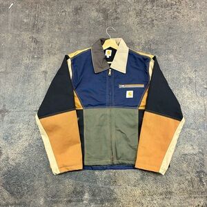 Y2K Custom Carhartt Men's Multi-Color Detroit Work Jacket - mens sz large